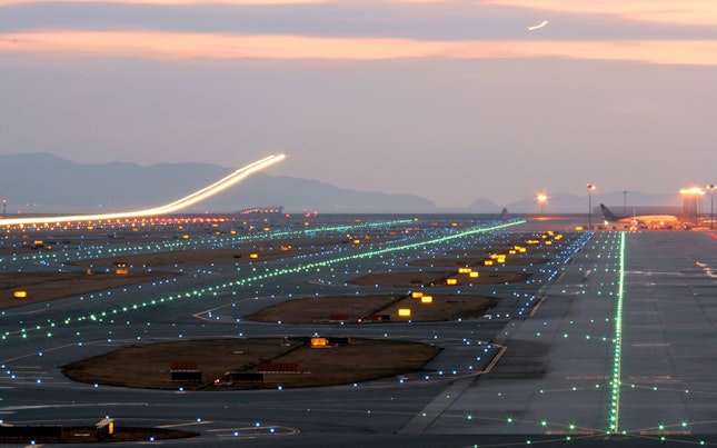 Airport Runway at Down